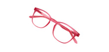 Load image into Gallery viewer, Pink Wayfarer Full Rim Unisex Eyeglasses by Hooper-216772