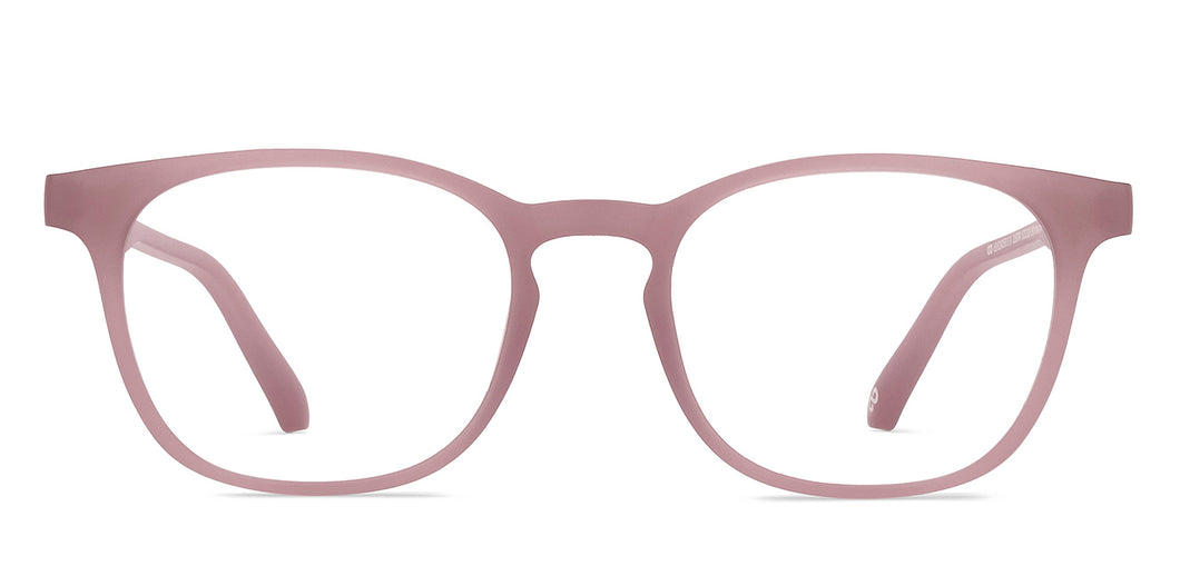 Dusty Rose Wayfarer Full Rim Unisex Eyeglasses by Lenskart Hustlr Screen Glasses-218784