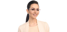 Load image into Gallery viewer, Pink Rectangle Full Rim Unisex Eyeglasses by Lenskart BLU Screen Glasses-210082