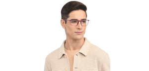 Purple Rectangle Full Rim Unisex Eyeglasses by Lenskart BLU Screen Glasses-210081
