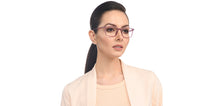 Load image into Gallery viewer, Purple Rectangle Full Rim Unisex Eyeglasses by Lenskart BLU Screen Glasses-210081