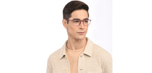 Load image into Gallery viewer, Purple Rectangle Full Rim Unisex Eyeglasses by Lenskart BLU Screen Glasses-210073