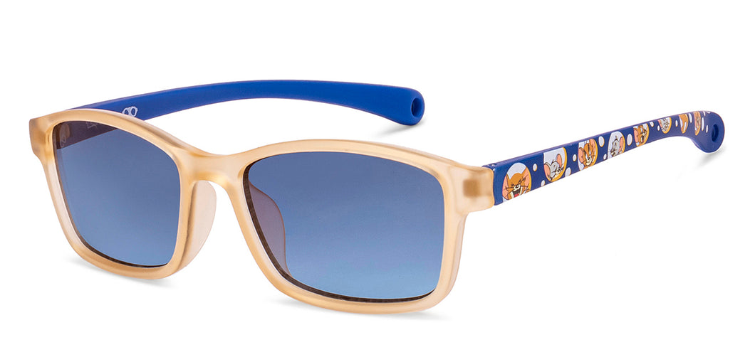 Transparent Rectangle Full Rim Kids Sunglasses by Hooper Online-218103