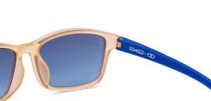 Transparent Rectangle Full Rim Kids Sunglasses by Hooper Online-218103