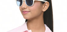 Load image into Gallery viewer, White Square Full Rim Kids Sunglasses by Hooper Online-218120