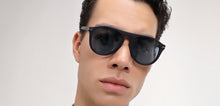 Load image into Gallery viewer, Blue Aviator Full Rim Unisex Eyeglasses by John Jacobs-218234