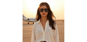 Blue Aviator Full Rim Unisex Sunglasses by John Jacobs-236884