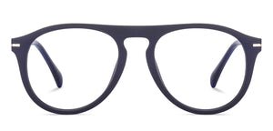 Blue Aviator Full Rim Unisex Eyeglasses by John Jacobs-218234