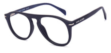 Load image into Gallery viewer, Blue Aviator Full Rim Unisex Eyeglasses by John Jacobs-218234