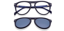 Load image into Gallery viewer, Blue Aviator Full Rim Unisex Eyeglasses by John Jacobs-218234