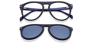 Blue Aviator Full Rim Unisex Eyeglasses by John Jacobs-218234