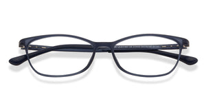 Blue Cat Eye Full Rim Women Eyeglasses by Lenskart Air-215435