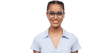 Load image into Gallery viewer, Blue Geometric Full Rim Unisex Eyeglasses by Lenskart Air-211443