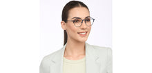 Load image into Gallery viewer, Blue Geometric Full Rim Unisex Eyeglasses by Vincent Chase Online-207367