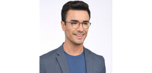 Load image into Gallery viewer, Blue Geometric Full Rim Unisex Eyeglasses by Vincent Chase Online-207367