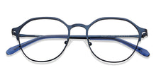 Load image into Gallery viewer, Blue Geometric Full Rim Unisex Eyeglasses by Vincent Chase Online-207367