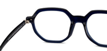 Load image into Gallery viewer, Blue Hexagonal Full Rim Unisex Eyeglasses by John Jacobs-215743
