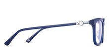 Load image into Gallery viewer, Blue Rectangle Full Rim Unisex Eyeglasses by John Jacobs-225397