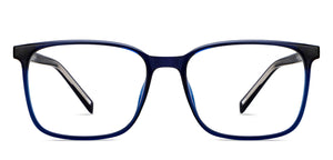 Blue Rectangle Full Rim Unisex Eyeglasses by Lenskart Air-210179