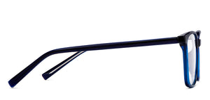 Blue Rectangle Full Rim Unisex Eyeglasses by Lenskart Air-210179