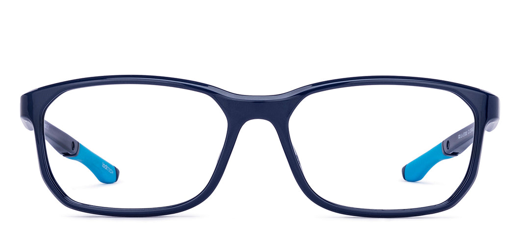 Blue Rectangle Full Rim Unisex Eyeglasses by Lenskart Air-217460