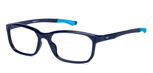 Blue Rectangle Full Rim Unisex Eyeglasses by Lenskart Air-217460