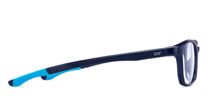 Blue Rectangle Full Rim Unisex Eyeglasses by Lenskart Air-217460