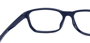 Blue Rectangle Full Rim Unisex Eyeglasses by Lenskart Air-217460
