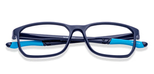 Blue Rectangle Full Rim Unisex Eyeglasses by Lenskart Air-217460