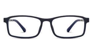 Blue Rectangle Full Rim Unisex Eyeglasses by Lenskart Air-210168