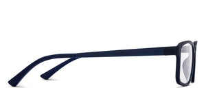 Blue Rectangle Full Rim Unisex Eyeglasses by Lenskart Air-210168