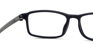 Blue Rectangle Full Rim Unisex Eyeglasses by Lenskart Air-210168