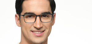 Blue Rectangle Full Rim Unisex Eyeglasses by Lenskart Air-215416