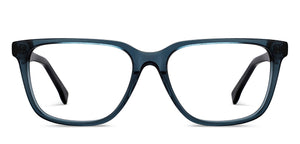 Blue Rectangle Full Rim Unisex Eyeglasses by Vincent Chase-211250