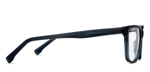 Blue Rectangle Full Rim Unisex Eyeglasses by Vincent Chase-211250