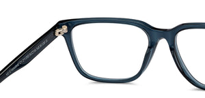 Blue Rectangle Full Rim Unisex Eyeglasses by Vincent Chase-211250