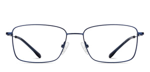 Blue Rectangle Full Rim Unisex Eyeglasses by Vincent Chase-216403