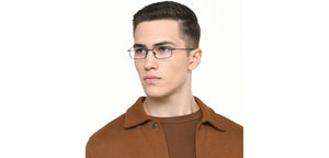 Blue Rectangle Full Rim Unisex Eyeglasses by Vincent Chase Online-219543