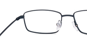 Blue Rectangle Full Rim Unisex Eyeglasses by Vincent Chase Online-219543