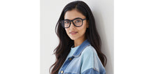 Load image into Gallery viewer, Blue Rectangle Full Rim Unisex Eyeglasses by Vincent Chase-229437