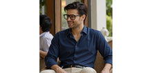 Load image into Gallery viewer, Blue Rectangle Full Rim Unisex Eyeglasses by Vincent Chase-229437