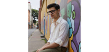 Load image into Gallery viewer, Blue Rectangle Full Rim Unisex Eyeglasses by Vincent Chase-229437