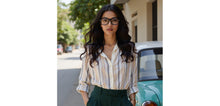 Load image into Gallery viewer, Blue Rectangle Full Rim Unisex Eyeglasses by Vincent Chase-229437