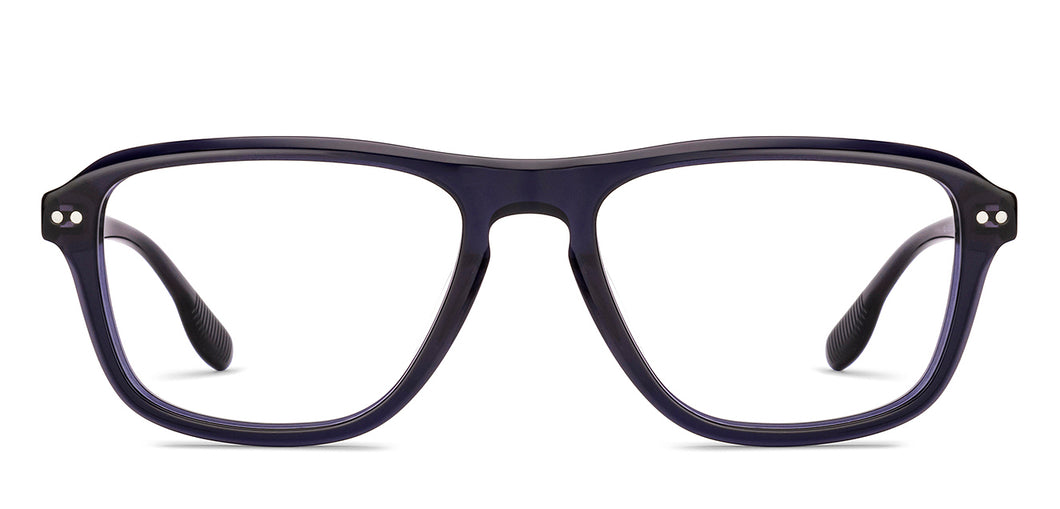 Blue Rectangle Full Rim Unisex Eyeglasses by Vincent Chase-229437