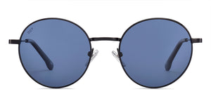 Black Round Full Rim Unisex Sunglasses by Lenskart STUDIO-218092