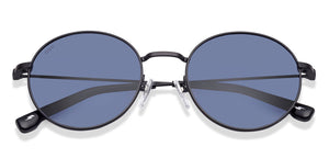 Black Round Full Rim Unisex Sunglasses by Lenskart STUDIO-218092