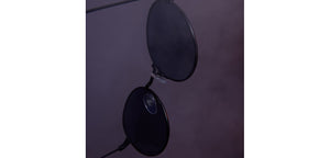 Black Round Full Rim Unisex Sunglasses by Lenskart STUDIO-218092