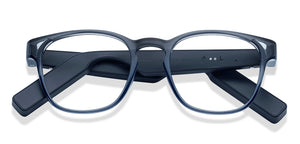 Blue Wayfarer Full Rim Unisex Smart Glasses by Phonic-220653