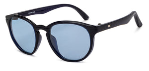 Blue Round Full Rim Unisex Sunglasses by Vincent Chase Online-207915