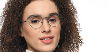 Load image into Gallery viewer, Blue Round Full Rim Unisex Eyeglasses by Vincent Chase Online-211213